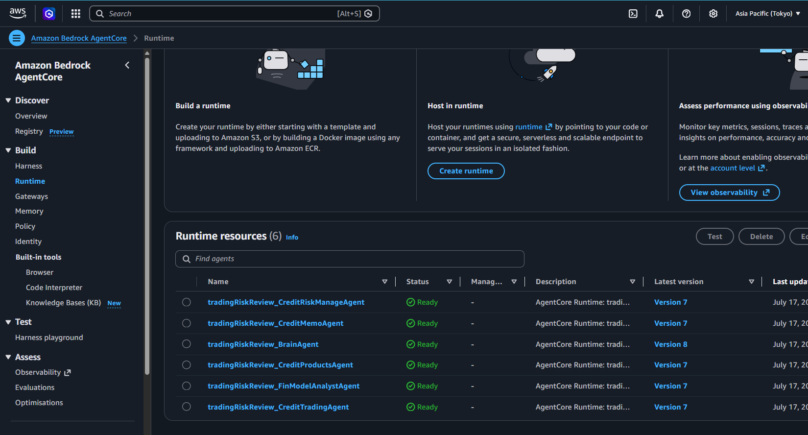 AgentCore Runtime deployment